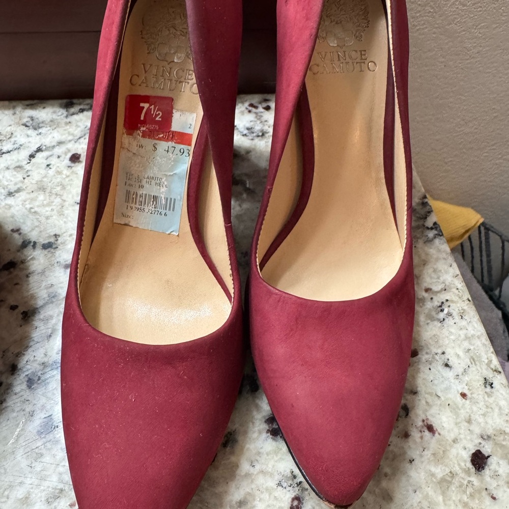 Vince Camuto Red Heels